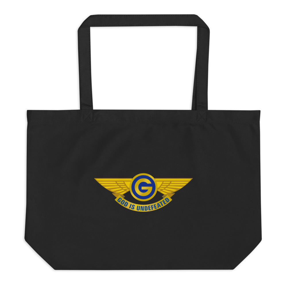 Large organic tote bag