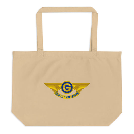 Large organic tote bag